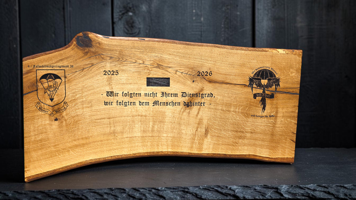 Premium Bundeswehr Vorgesetzten-Ehrenbrett – Personalisiertes Multiboard für Zugführer & Chefs